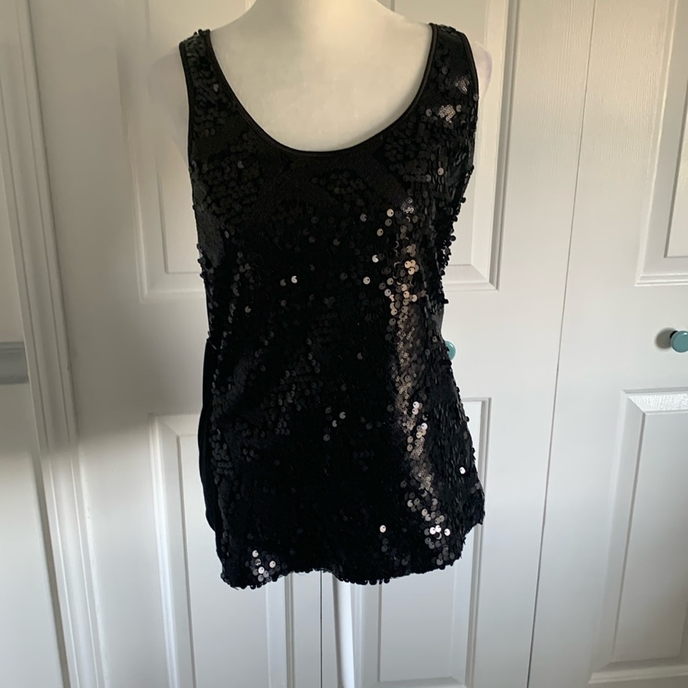 Like new Express sequin tank size Medium.